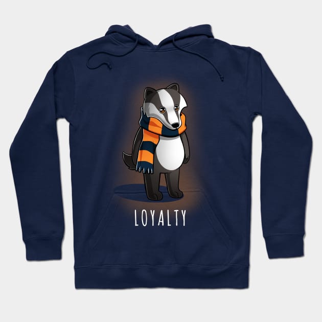 Loyal Badger Hoodie by Digital Magician